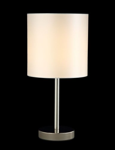 Настольная лампа SERGIO LG1 NICKEL Crystal Lux серебряная 1 лампа, основание никель металл в стиле современный  фото 4